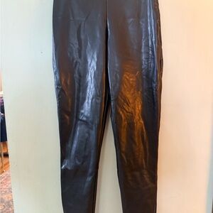 Abercrombie & Fitch Black Vegan Leather pants